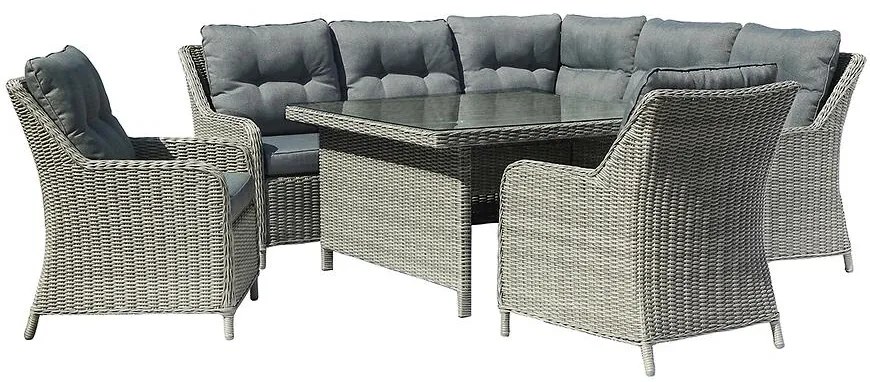Rohová sedacia súprava Bolzano šedá