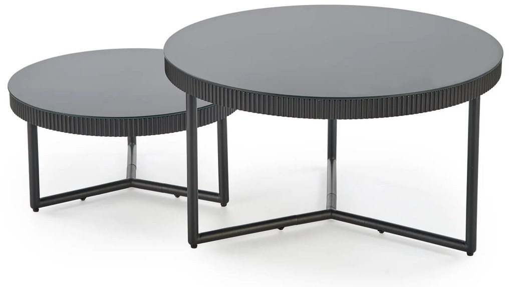 Konferenčný stolík Cosmo 80 cm čierny