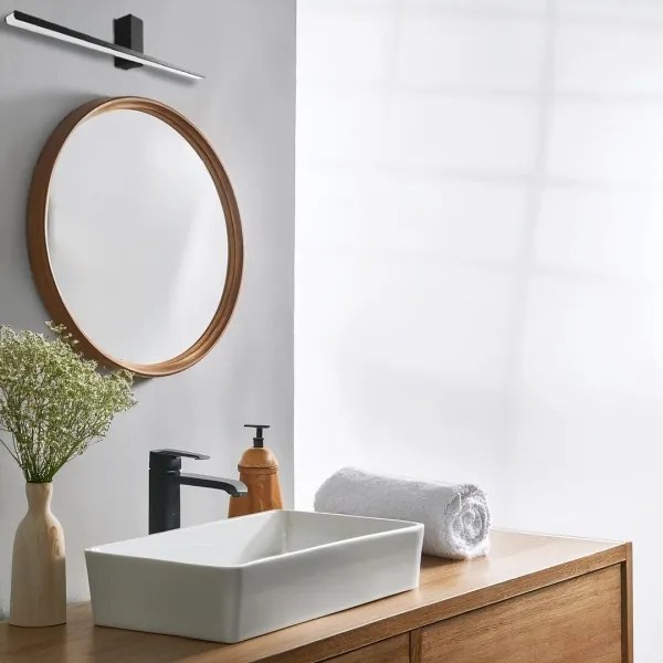 LED Kúpeľňové osvetlenie zrkadla ARTEMIS LED/13,8W/230V 4000K 60 cm IP44 čierna