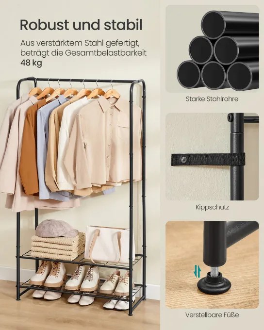 Otvorená šatníková skriňa LGR461B01