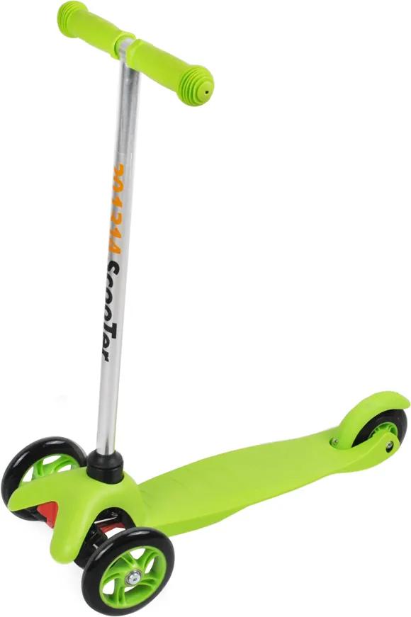 ISO Trojkolesové kolobežka - Scooter, zelená