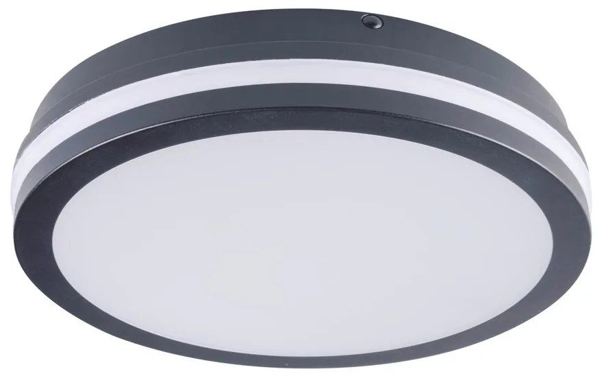 KANLUX, BENO stropné LED svietidlo pr.260x55mm, 24W, čierna grafit, 33341