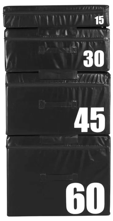 Gorilla Sports Jump Box čierny, 60 cm