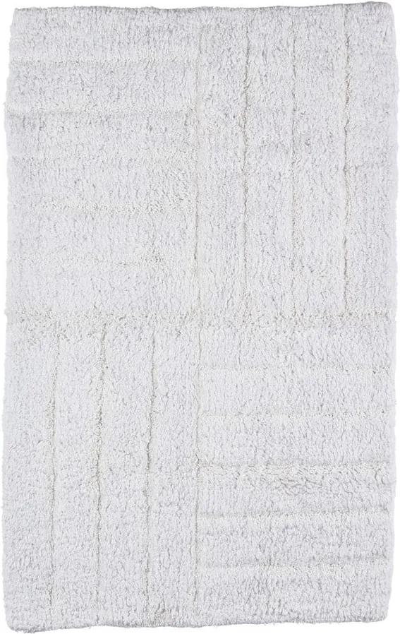 Biela kúpeľňová predložka Zone Classic, 50 × 80 cm