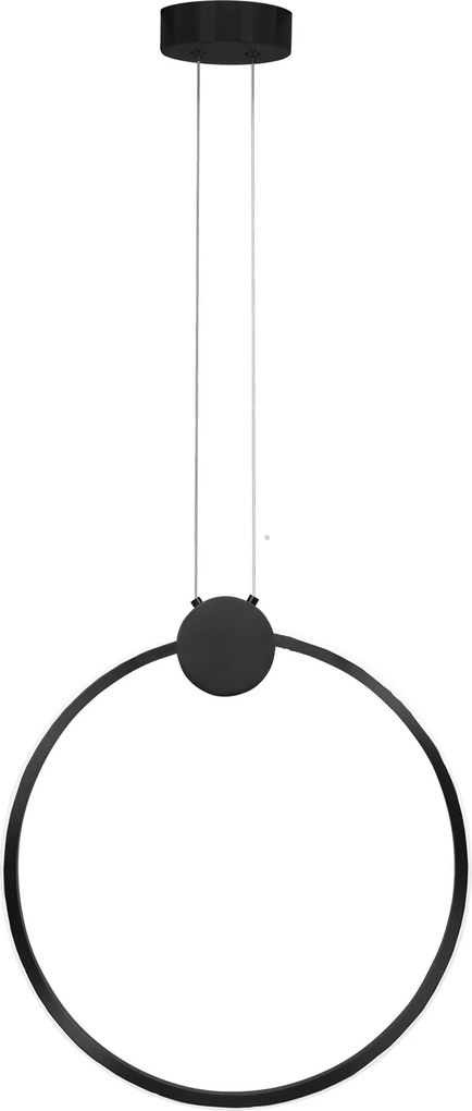 Toolight Toolight, LED stropné svietidlo 50cm 23W 4000K APP1398-CP. čierna, OSW-00956