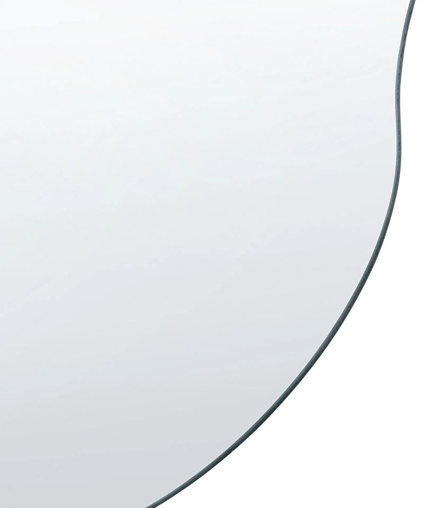 Nástenné zrkadlo 33 x 80 cm strieborné AUXERRE Beliani
