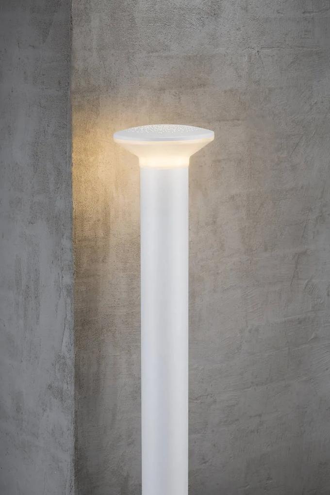 HUNT |  dizajnová vonkajšia stojaca lampa Farba: Biela