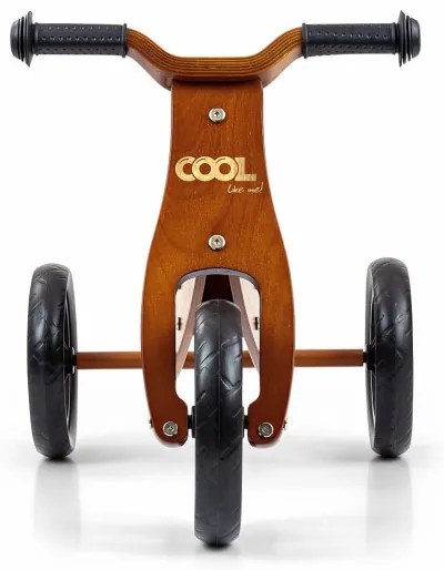 Odrážadlo 2v1 Cool tmavé / naturálne