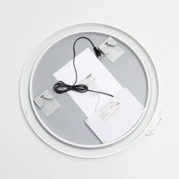 Brilagi-LED stmievateľné vyhrievané zrkadlo s podsvietením ALU PRO LED/18W/230V pr. 60 cm IP44 matný chróm