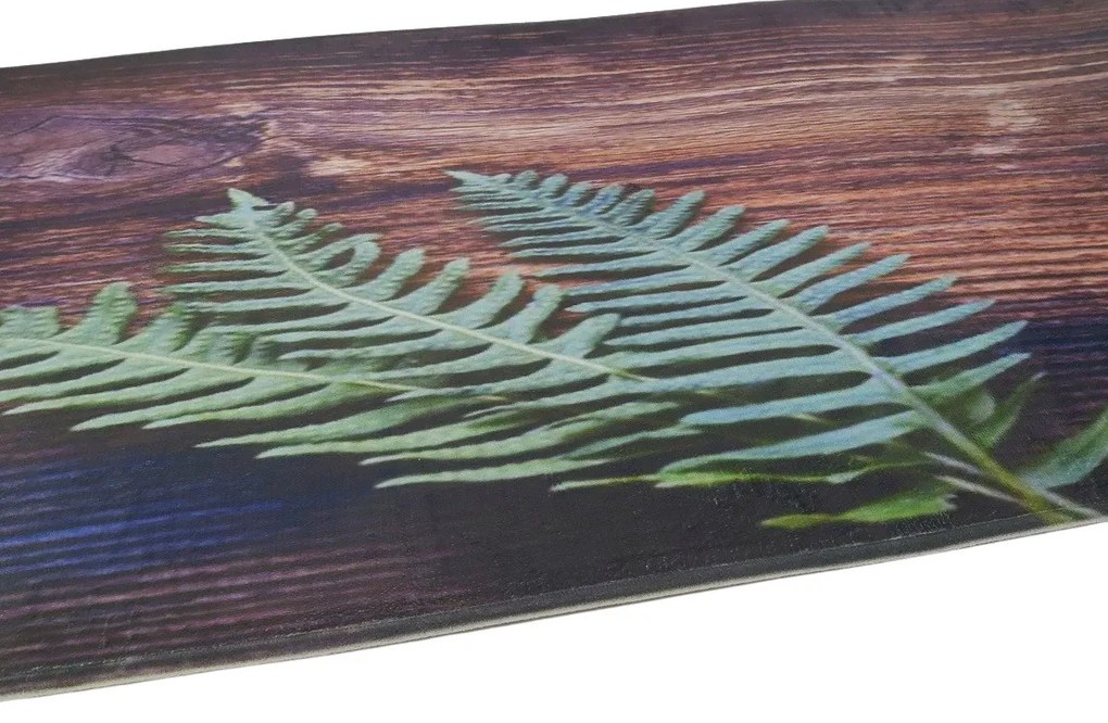 Apextextil, TRHÁK: Protišmyková 3D predložka Papradie, 60x180, viacfarebná, kúpeľňa