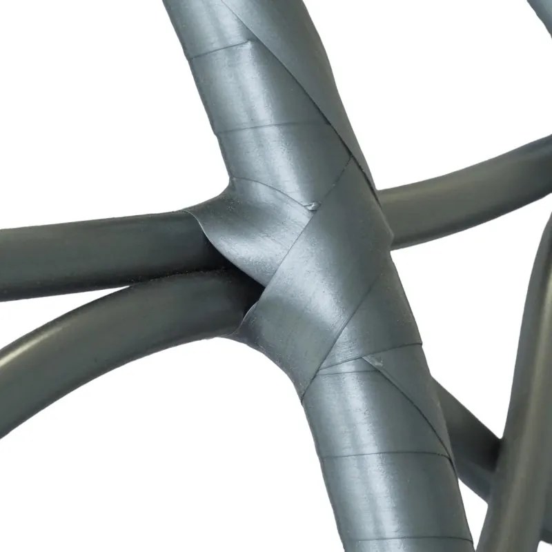 Sivé závesné kreslo s podnožkou DOMINIKANA WAVES