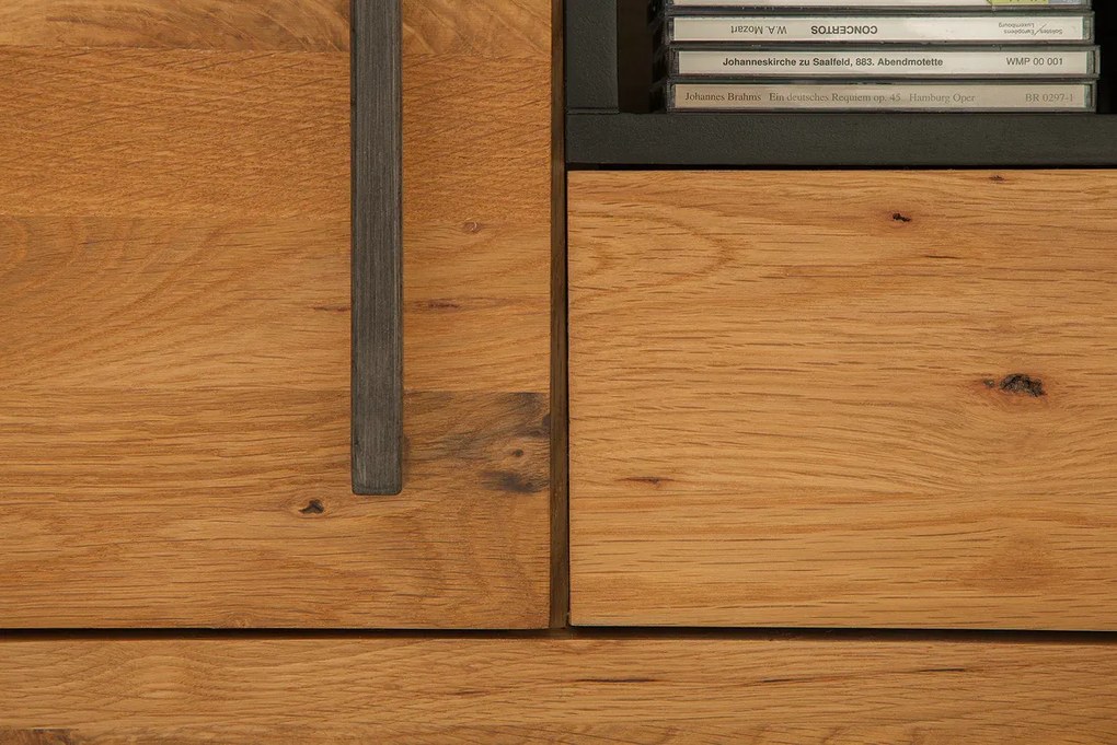 Televízny stolík Thor 200 cm z divokého duba