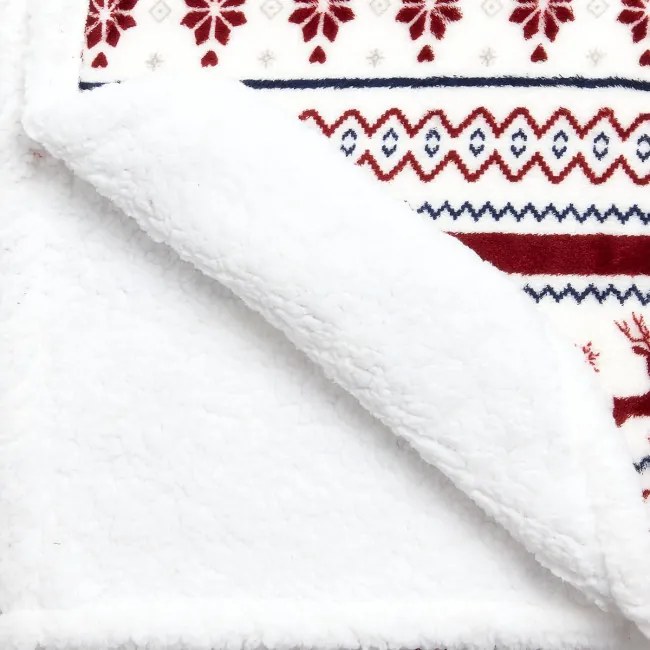 Deka TEKKEN so snehovými vločkami a sobmi 866154