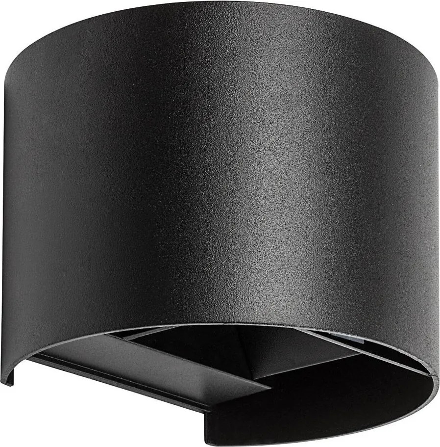 Rabalux 77218 - LED vonkajšie nástenné svietidlo VIRNA 5W/230V 2700/4000/6500K IP54 čierna