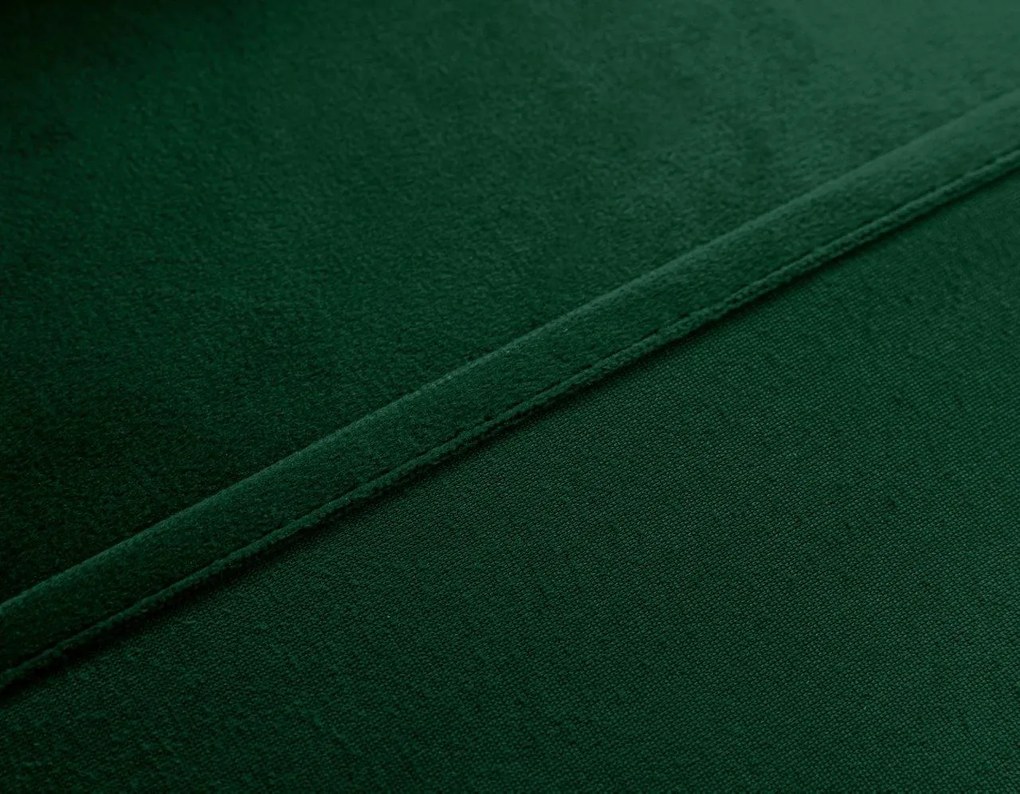 Zatemňovacie závesy VELVET tmavozelené 140x250 cm (2 ks), kovové krúžky