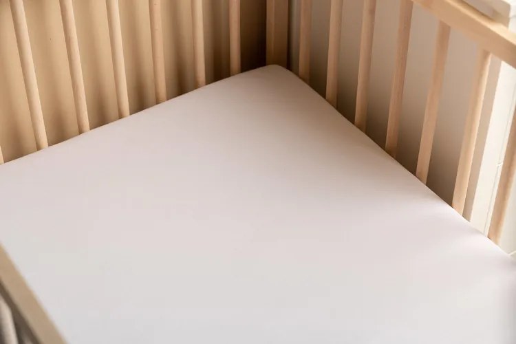 Sensillo Plachta do postieľky Bambusová Jednofarebná Farba: Biela, Veľkosť: 140 x 70 cm