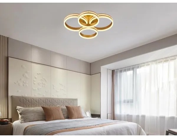 LED stmievateľné prisadené stropné svietidlo LED/150W/230V 3000-6500K + diaľkové ovládanie