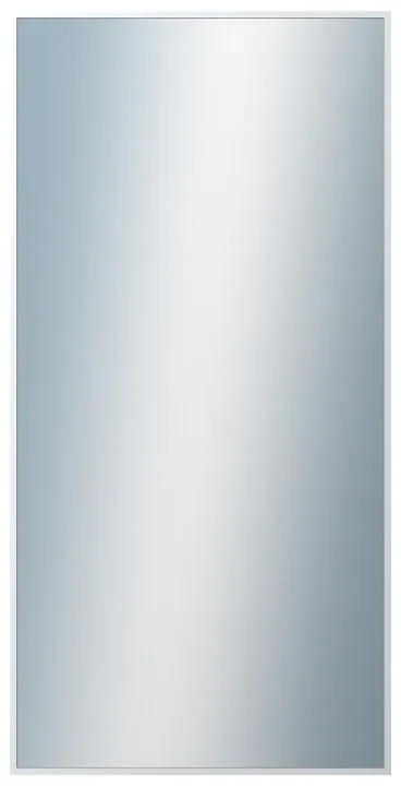 DANTIK - Zrkadlo v rámu, rozmer s rámom 50x100 cm z lišty Hliník biela (7003027)