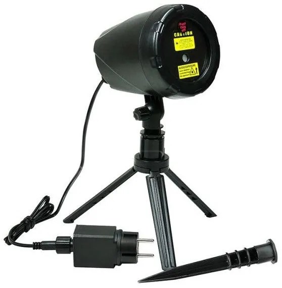 LED Vonkajší laserový projektor LED/5W/230V IP44