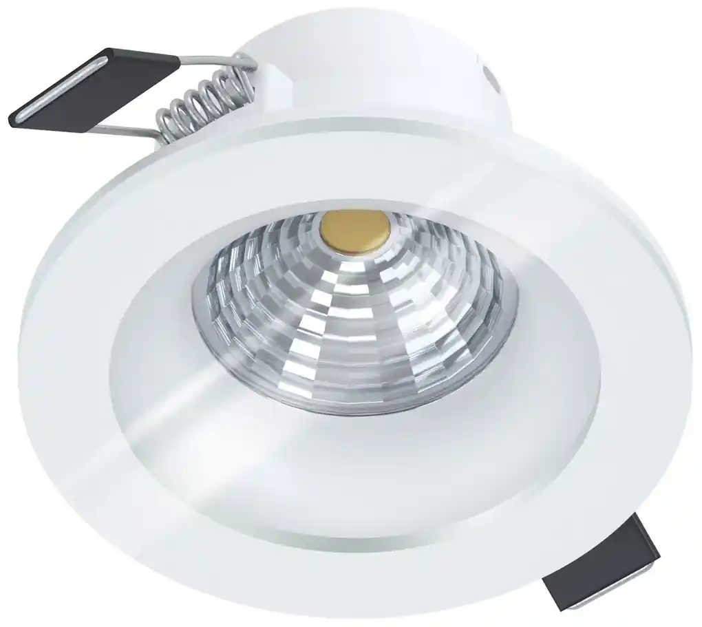 EGLO LED zápustné svetlo SALABATE, kruh, biele, 8,8 cm, 4000K | BIANO