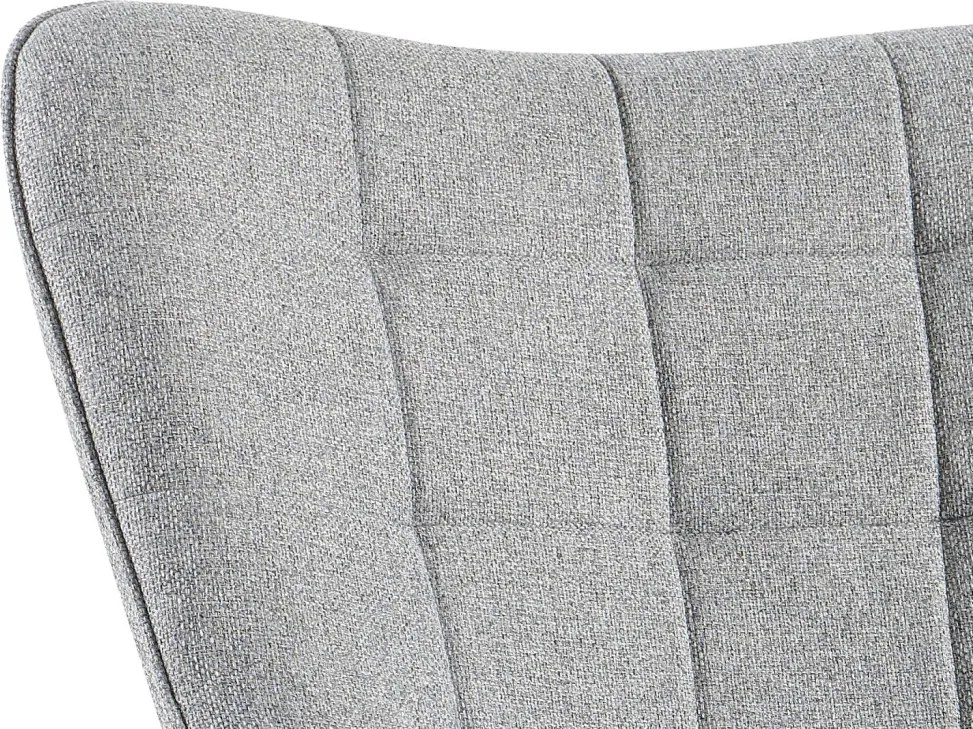 Kreslo Hannah, svetlo šedá tkanina