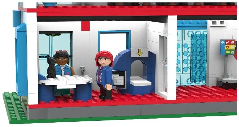 lupilu® Stavebnica Clippy L (veterinárna klinika) (100395513)