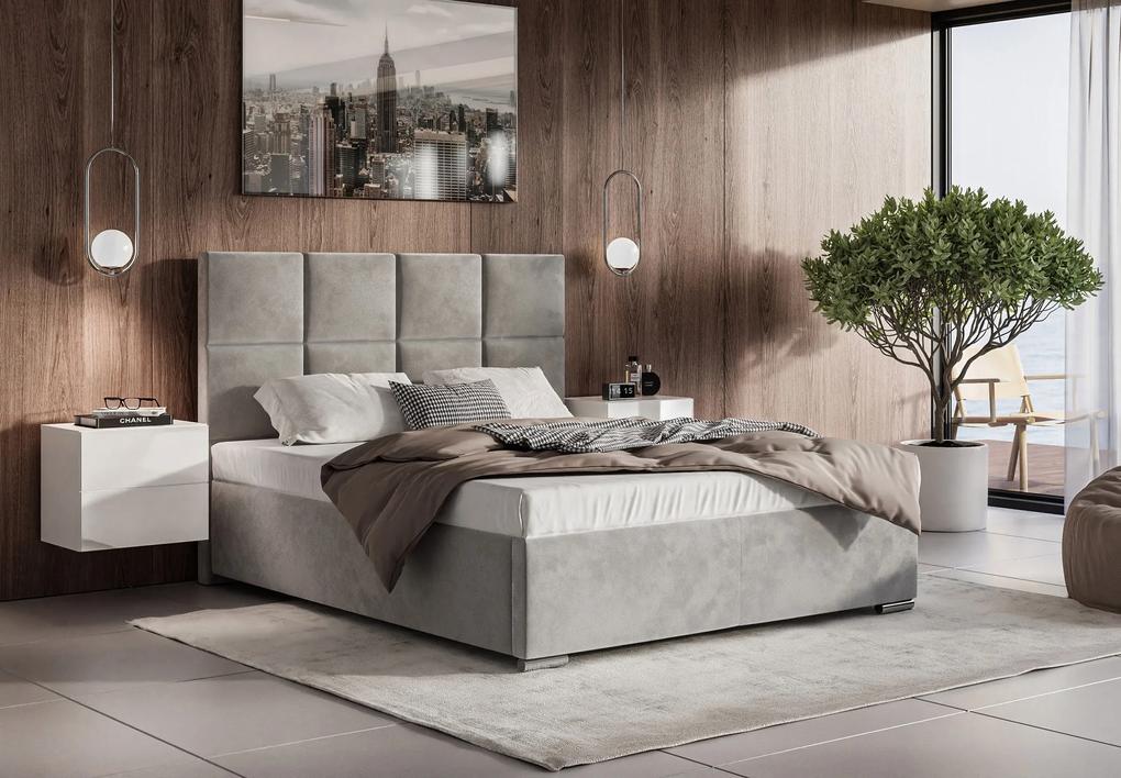 Čalúnená manželská posteľ MONY s úložným priestorom 160 x 200 cm Veľkosť: 160 x 200 cm