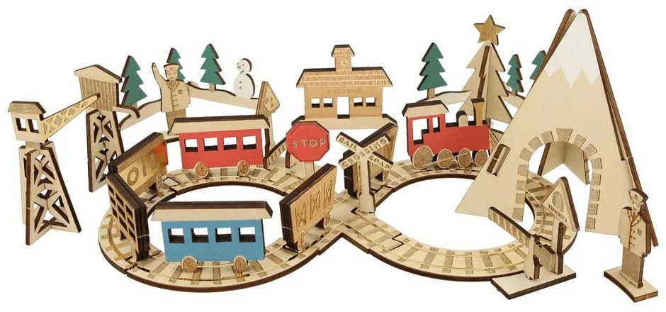 Adventný kalendár Railway Train - Meri Meri