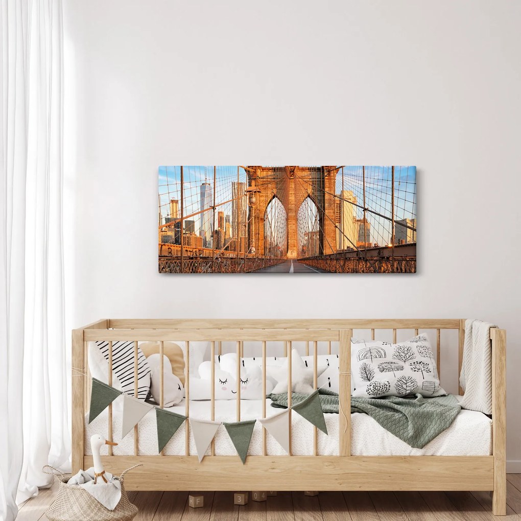 Obraz - Brooklynský most (120x50 cm)