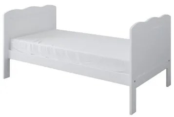 Detská postieľka ISABEL 3v1, 140x70 cm, biela