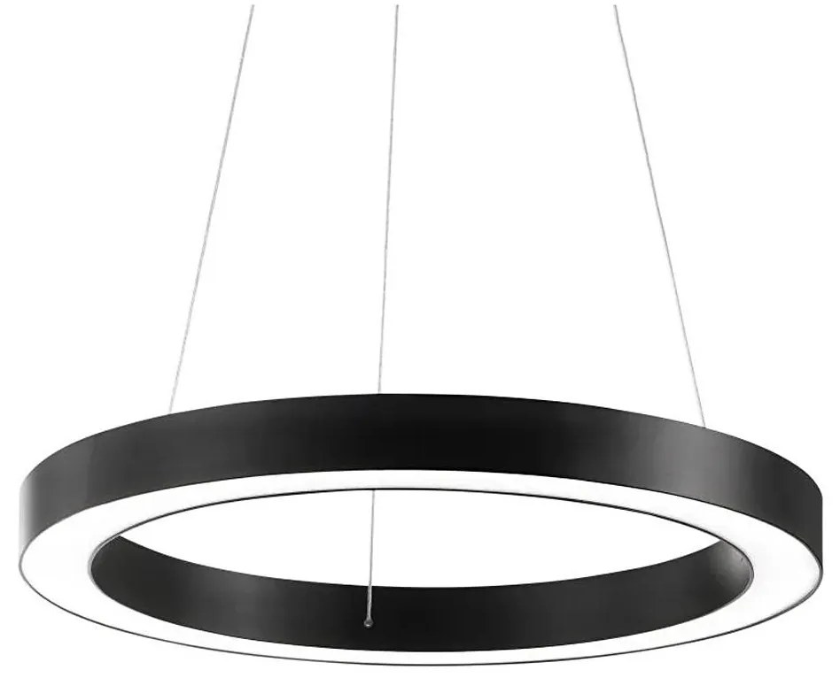 Ideal Lux - LED Luster na lanku ORACLE LED/35W/230V 3000K pr. 70 cm CRI 90 čierna