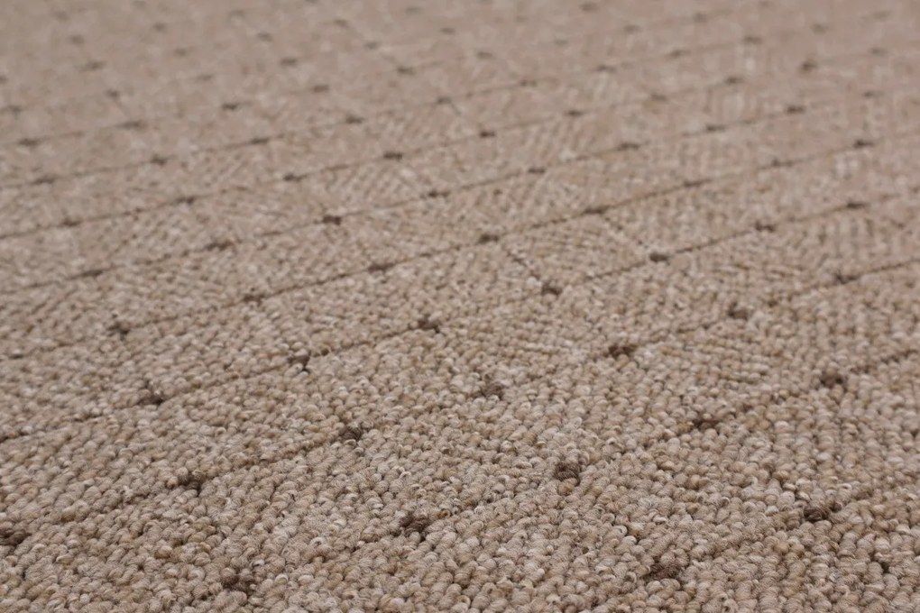 Condor Carpets 120x120 cm Kusový koberec Udinese béžový new štvorec, béžová, chodba / predsieň
