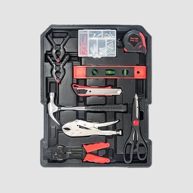 STAVTOOL Sada náradia v pojazdnom boxe, 188 dielov | 370 × 210 × 520 mm, hliníkový box