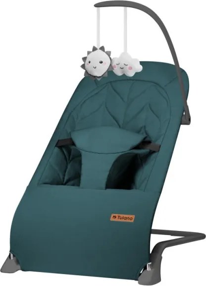 Detské hojdacie kreslo Moon 10 zelené