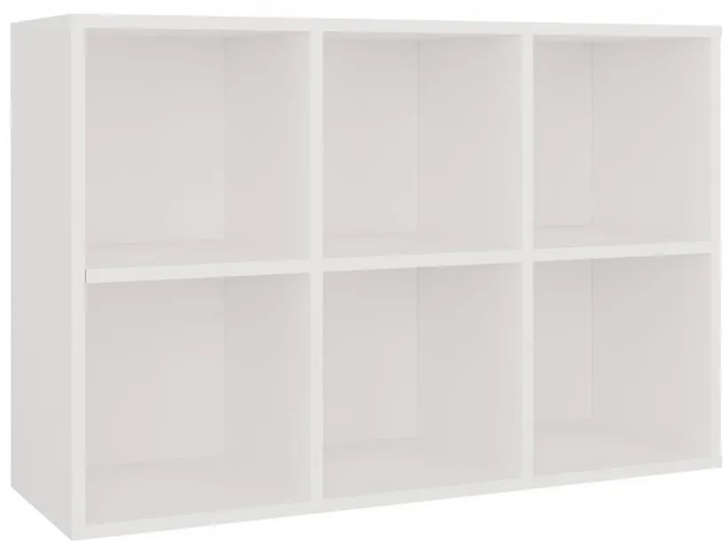 Regál MALAX MINI 2x3 biely