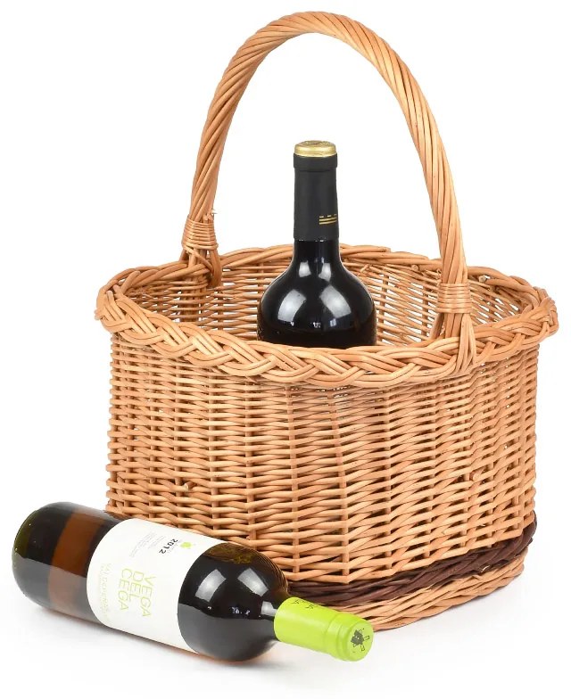 Piknikový kôš na fľaše Crate II.š. 29 x hl. 29 x v. 21/40(cm)