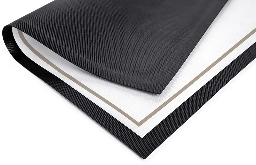 Navrhnuteľná Flat Štandard textilná rohožka - 60*40 cm (Vyberte farbu: 072 Svetlomodrá)
