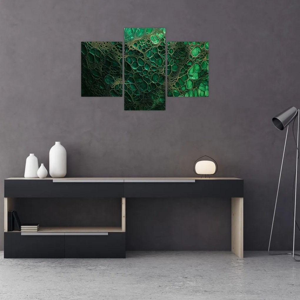 Obraz - Zelený mikroskopický záber (90x60 cm)