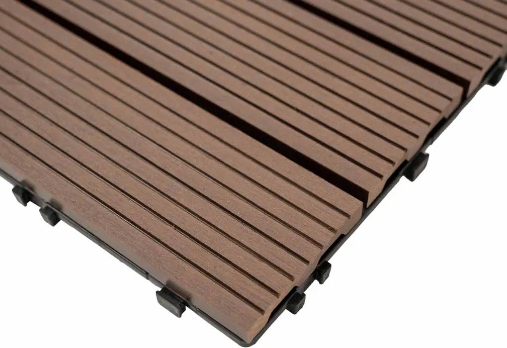 WPC dlaždica LEGI BASE 30 x 30 cm, coffee