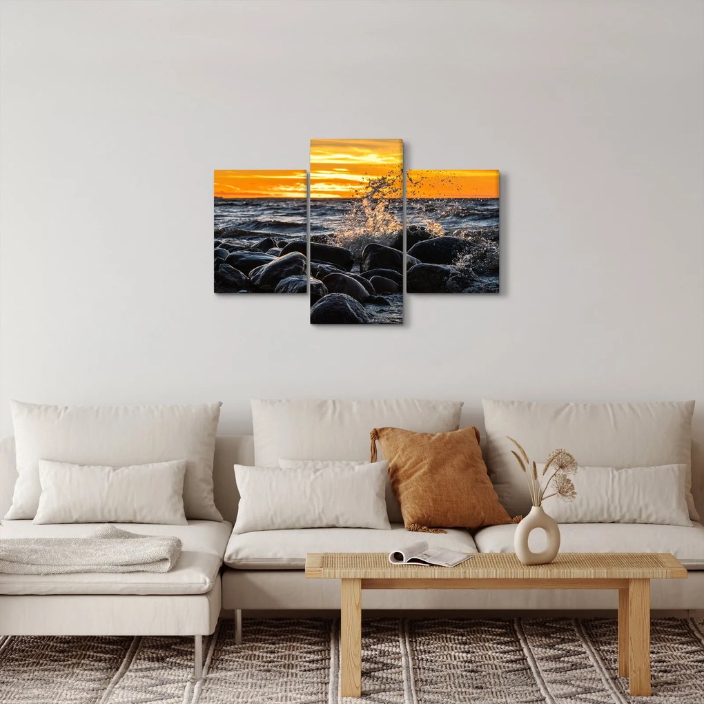 Obraz morských vĺn (90x60 cm)