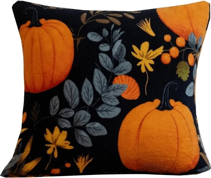 Mikroplyšová obliečka na vankúšik PUMPKINZA 45x45 cm, farebný
