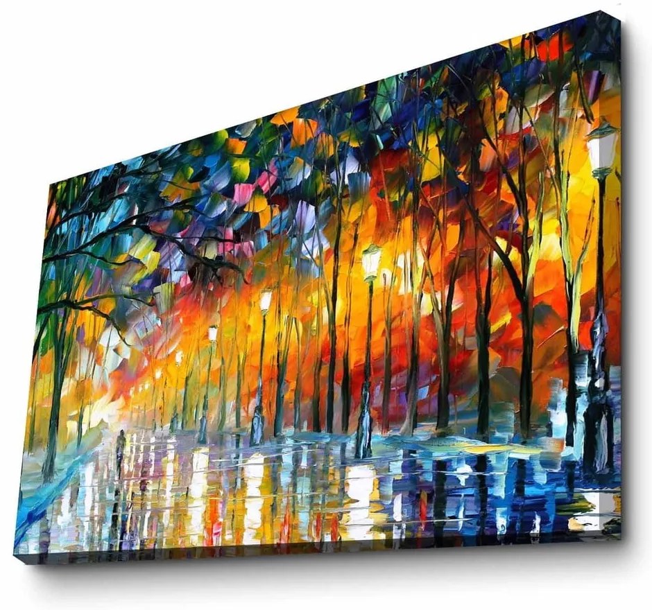 Nástenná reprodukcia na plátne Leonid Afremov, 100 × 70 cm