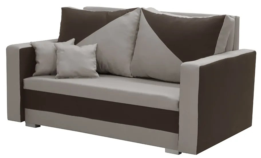 Dvojmiestna rozkladacia pohovka ASTRA1 Svetlo hnedá/tmavo hnedá