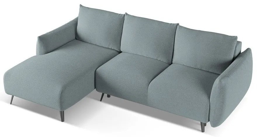 Svetlomodrá rohová pohovka (ľavý roh) Malie – Makamii