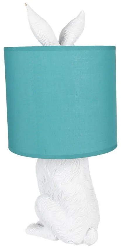 Tyrkys stolné svietidlo ZAJAC Ø20*43