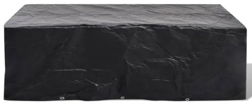 vidaXL Ochranné obaly na záhradný nábytok 2 ks 300x140cm polyratanová súprava pre 8 osôb 10 očiek-