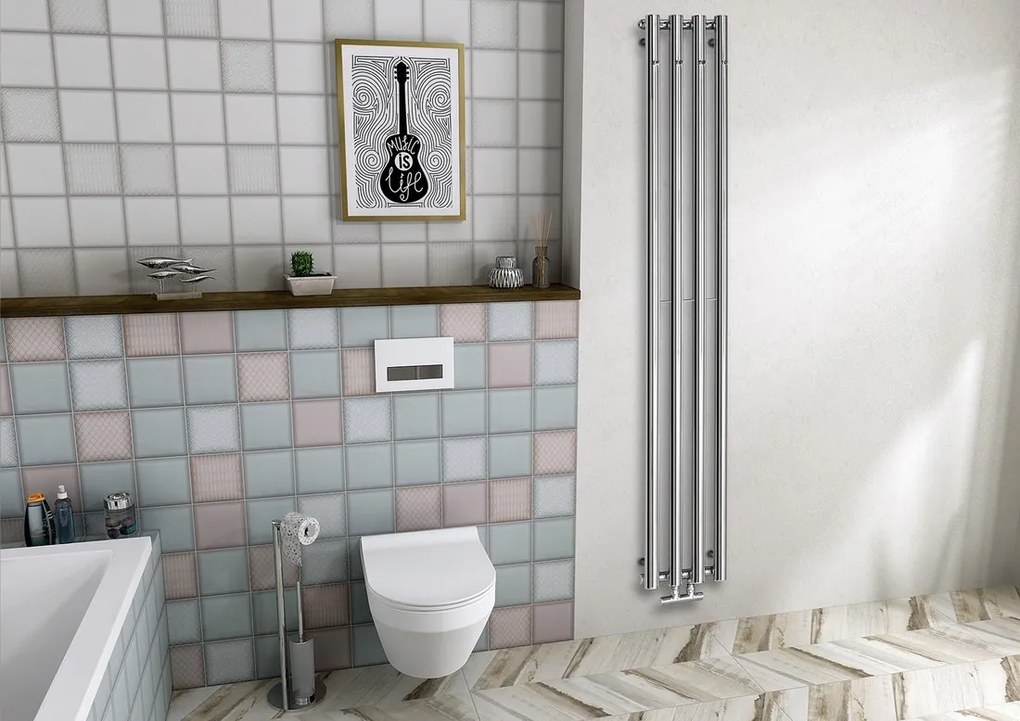 Sapho Sapho, PILON vykurovacie teleso 270x1800mm, so 4 háčikmi, chróm, IZ120T