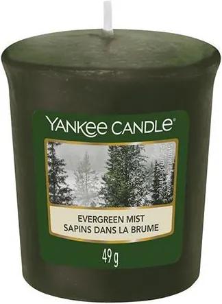 Yankee Candle Votívna sviečka Yankee Candle - Evergreen Mist