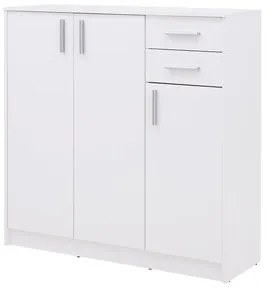 Komoda so skrinkami a zásuvkami OPTI vysoká 111 cm