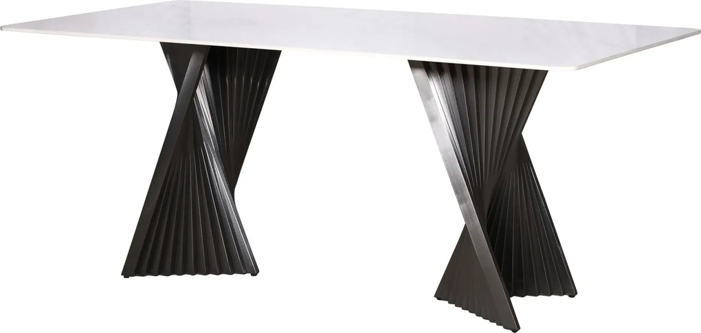 Jídelní stůl Modig M17 180 cm grafit/mramor